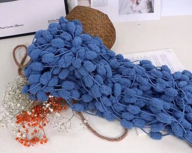 colored pom poms