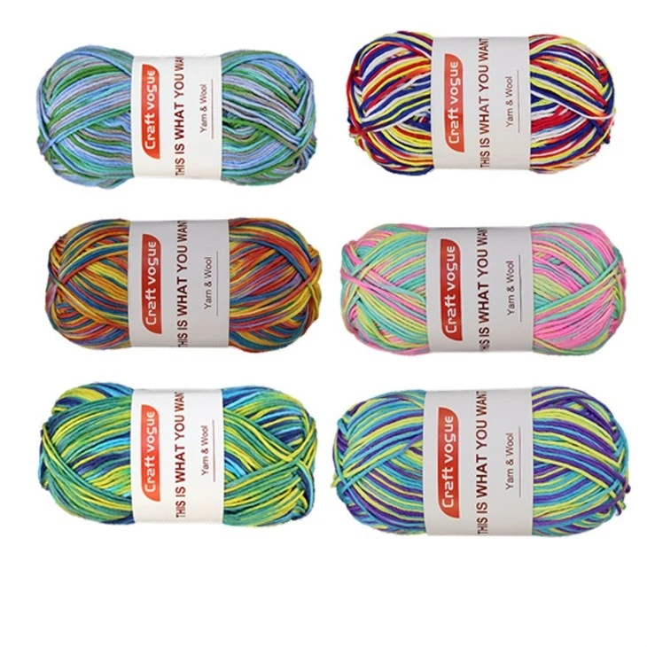 nulti color blend yarn